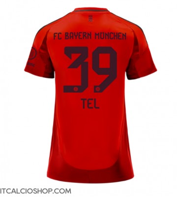 Bayern Munich Mathys Tel #39 Prima Maglia Femmina 2024-25 Manica Corta